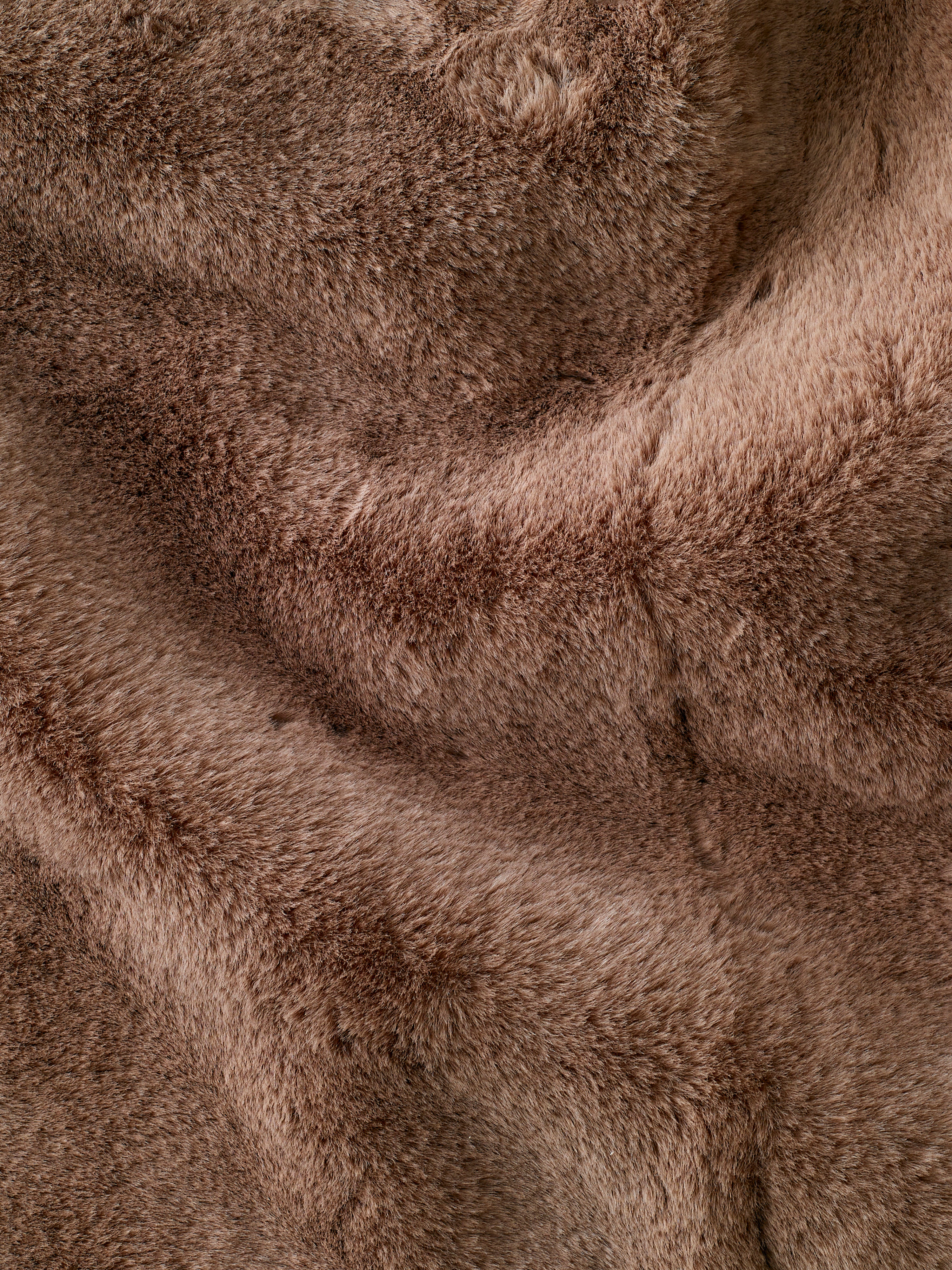 Cocooning Faux Fur Coat