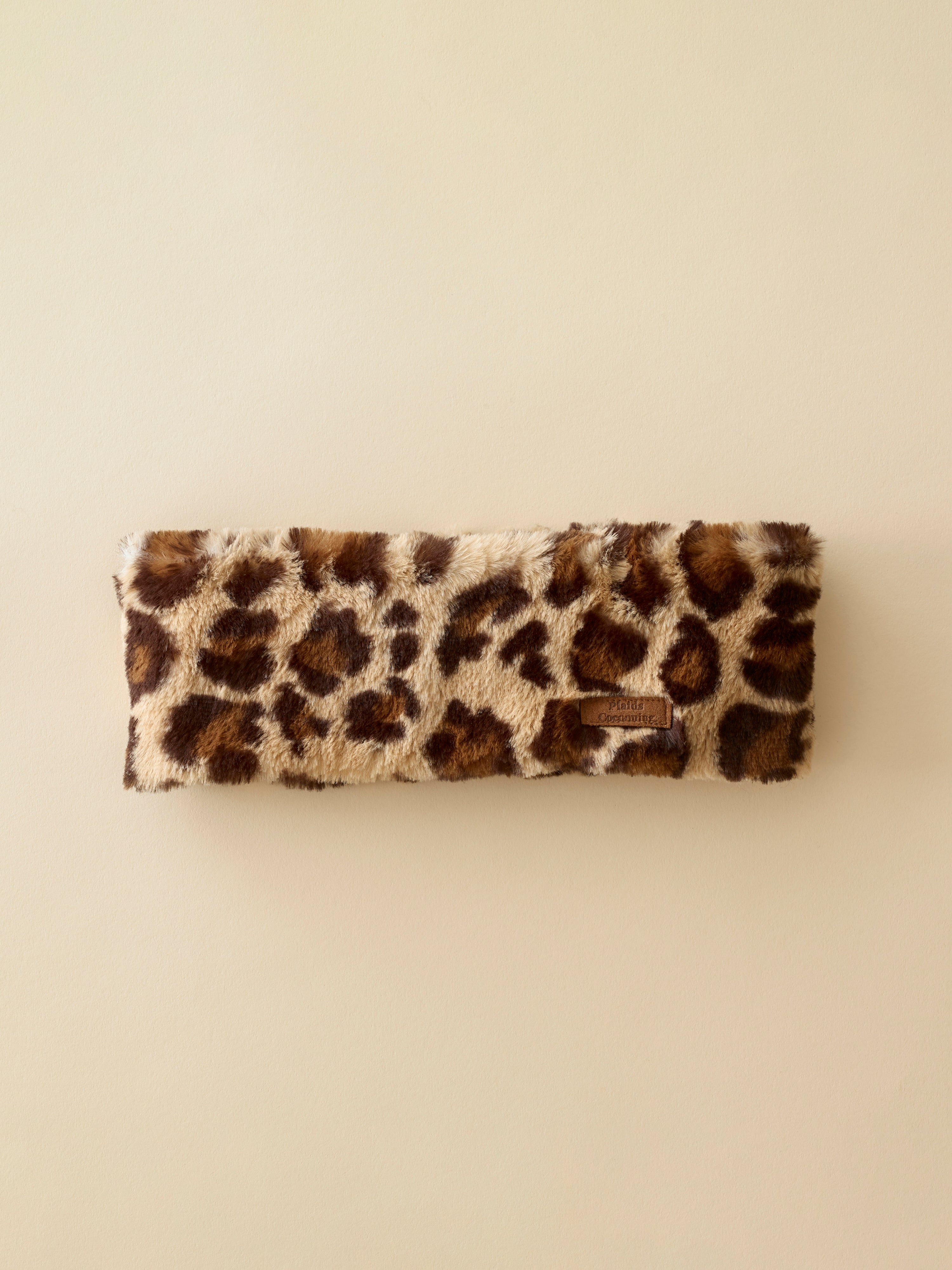 Headband en Fausse Fourrure Léopard