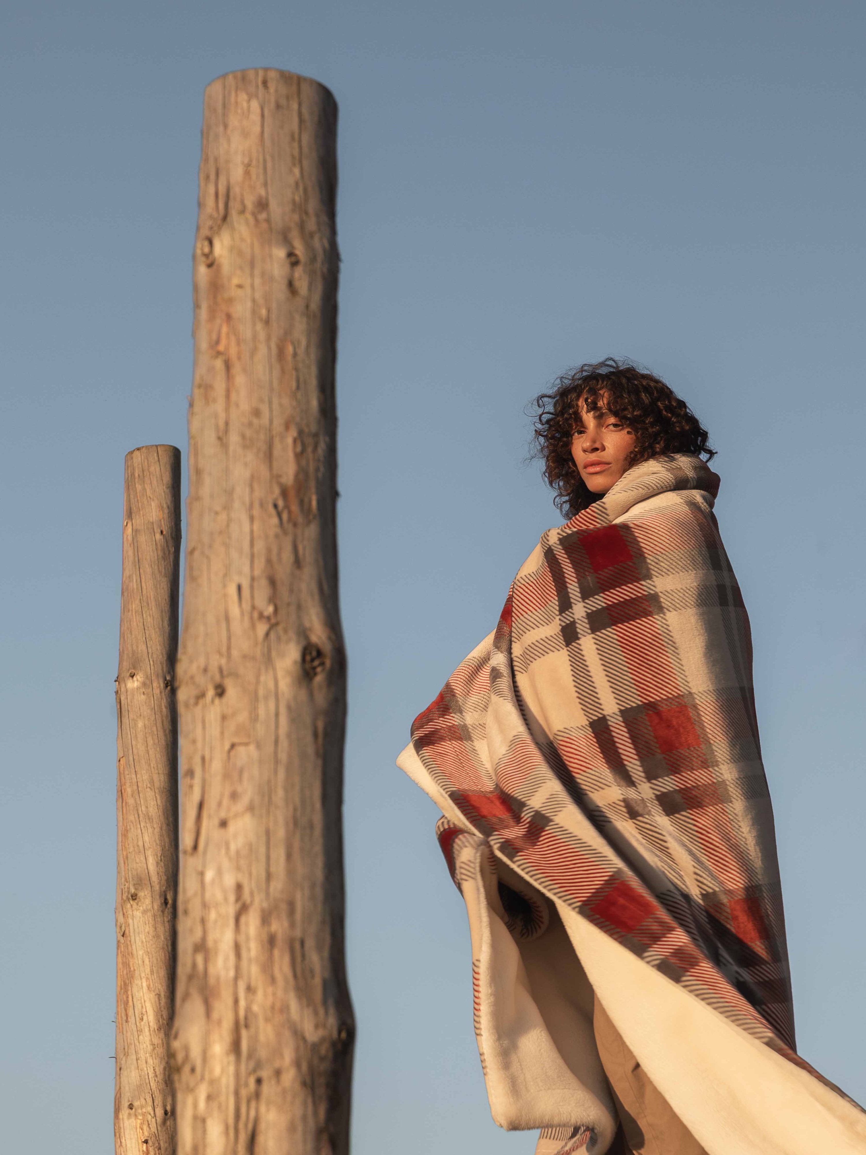 Tartan throw
