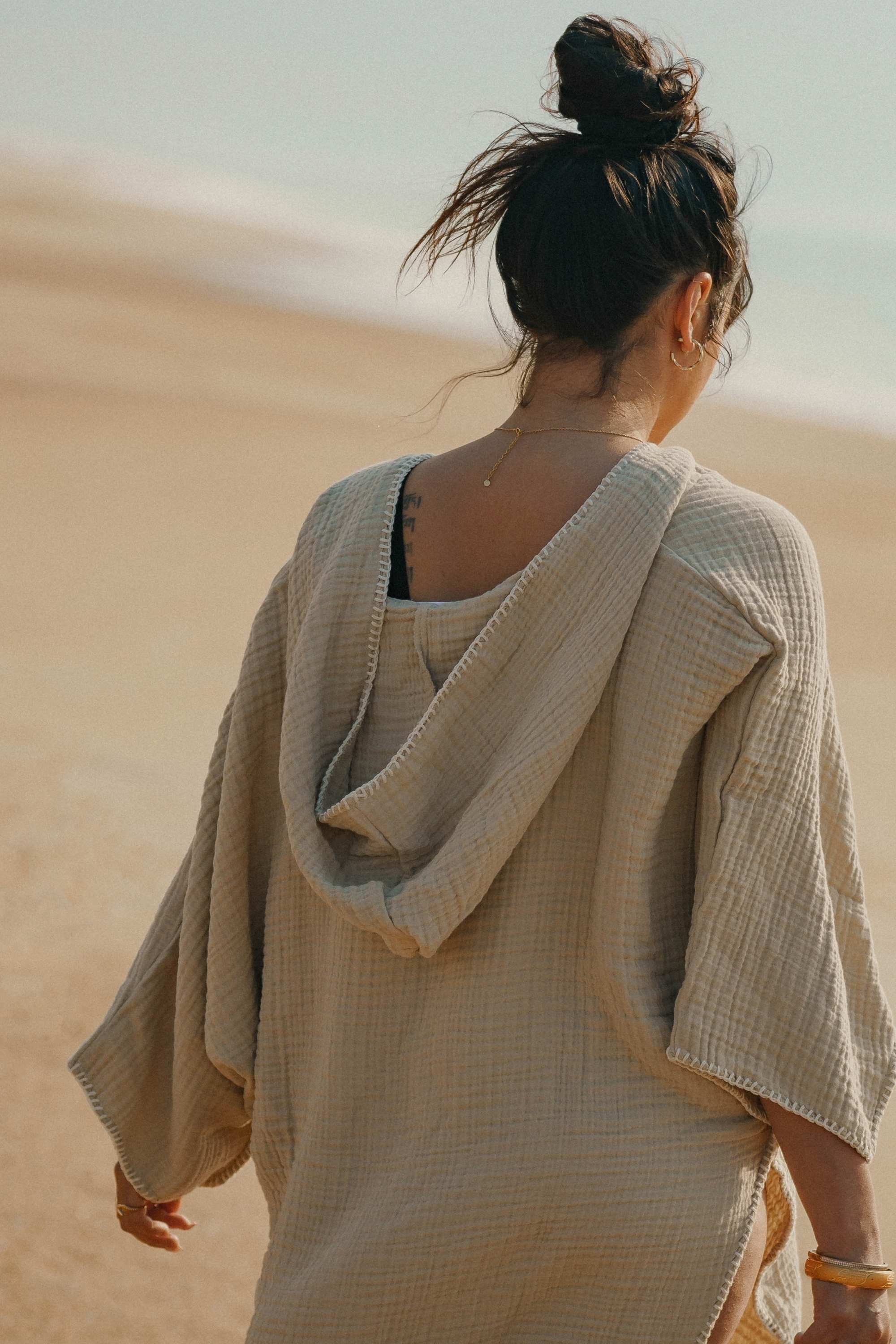 Poncho_gaze_coton_beige