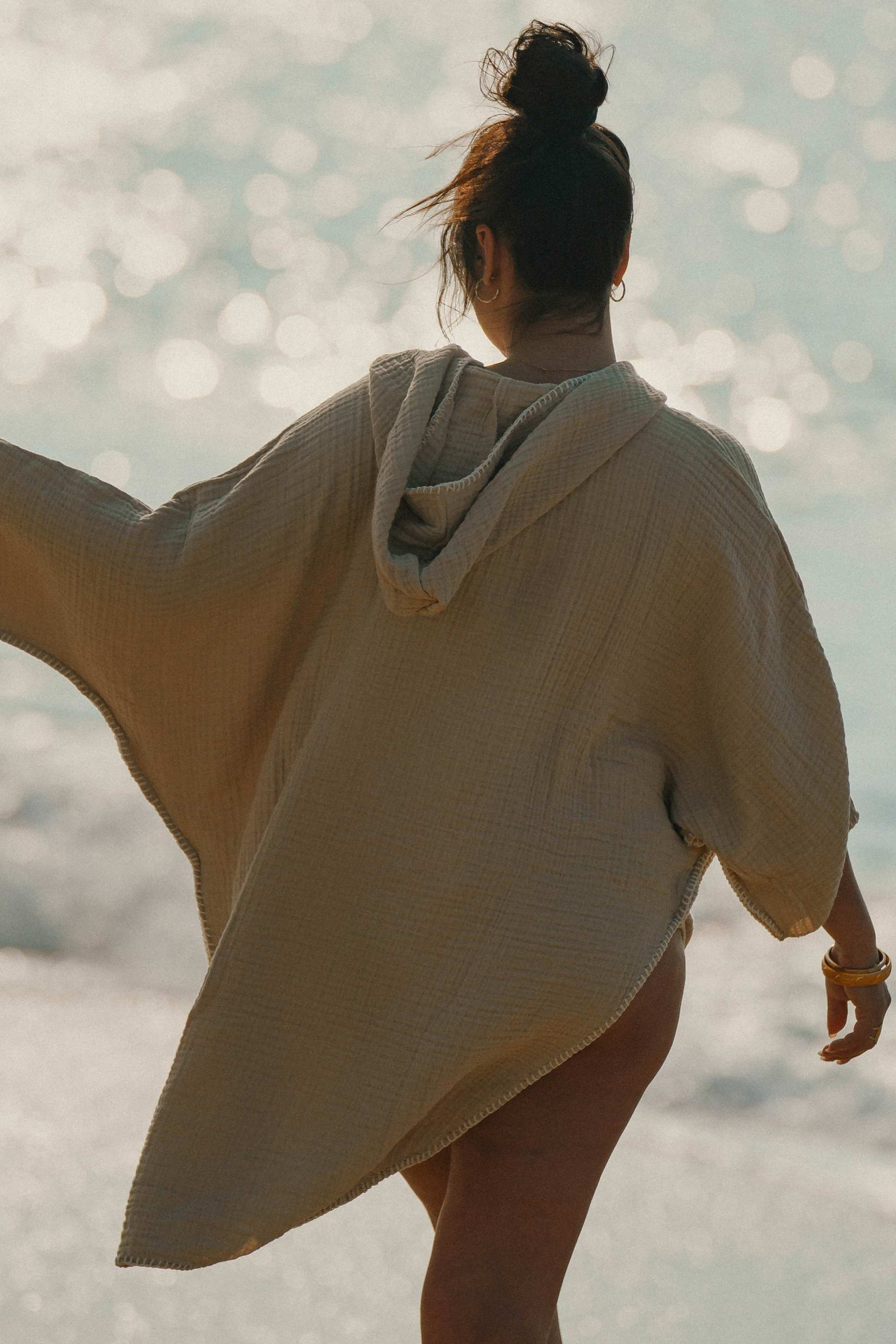 Poncho_gaze_coton_beige