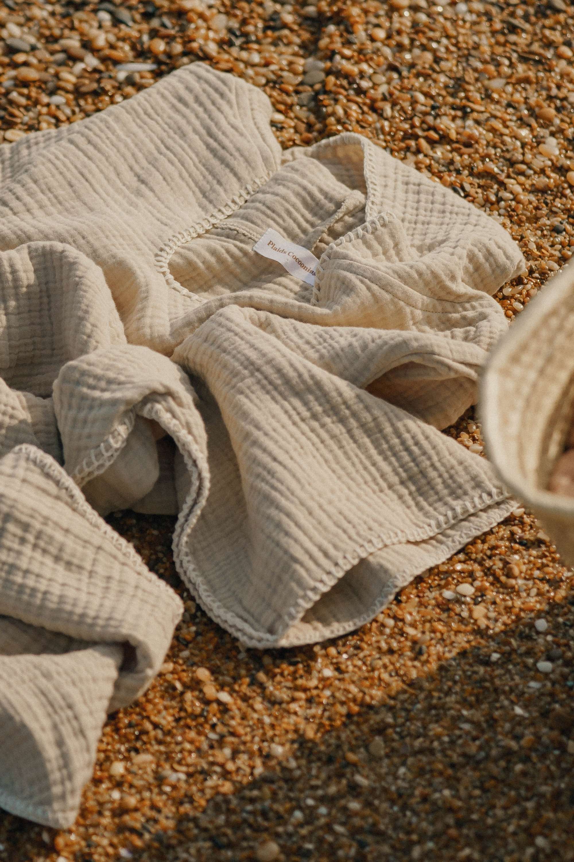 Poncho_gaze_coton_beige
