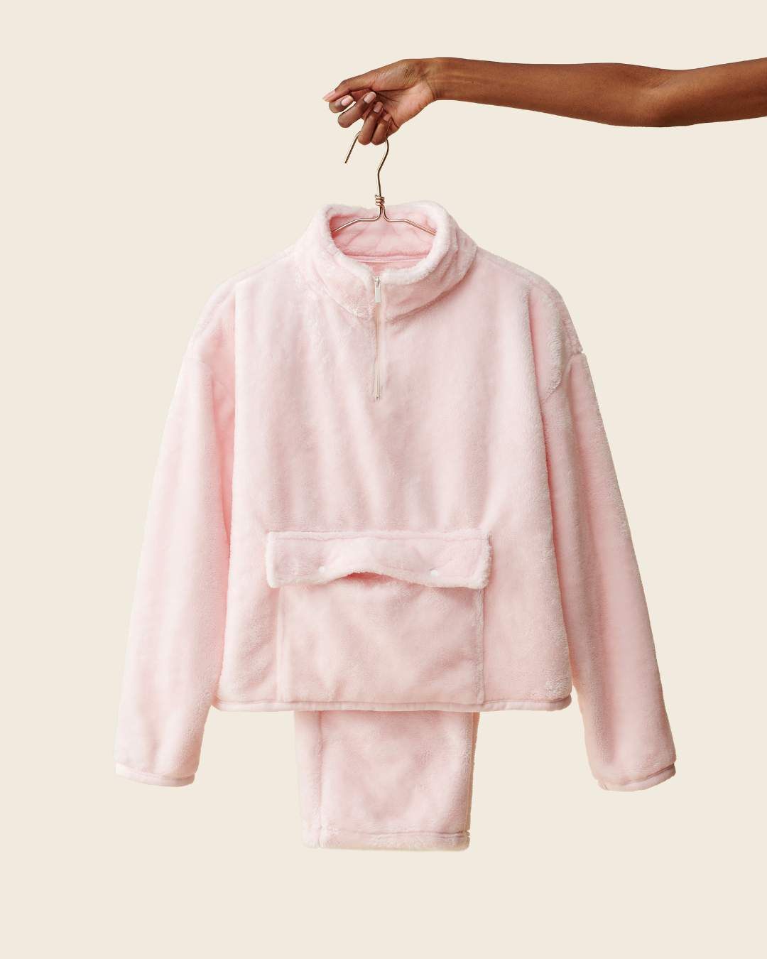 Pyjama polaire rose