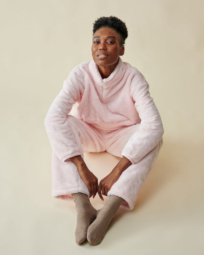 Pyjama polaire rose