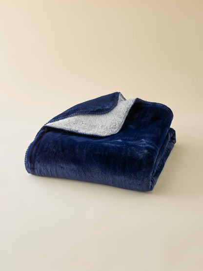 Cozy Two-tone Blue Plaid 