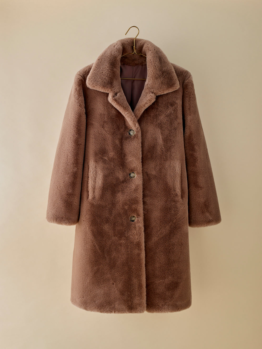 Cocooning Faux Fur Coat
