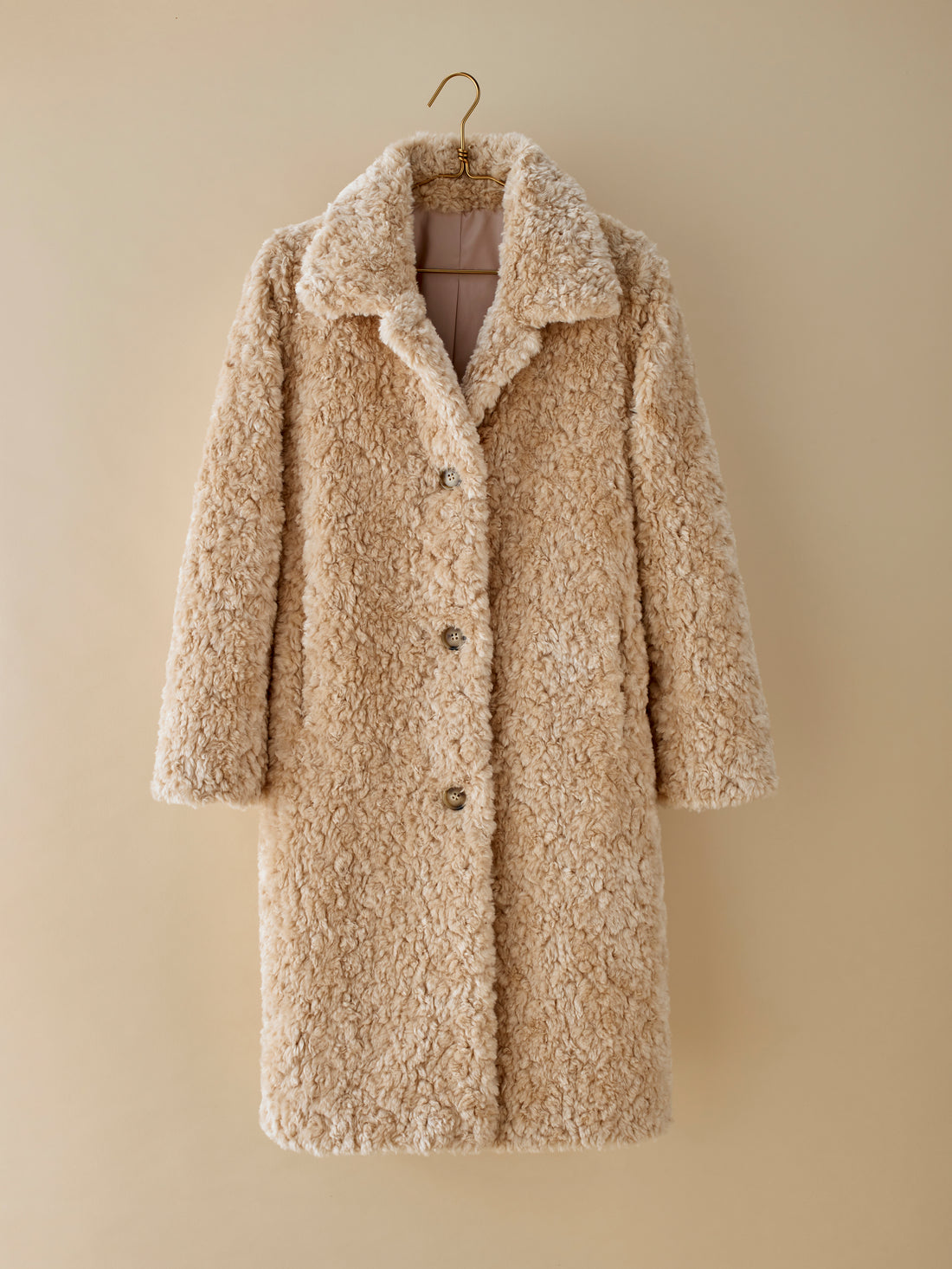 Teddy Bear Faux Fur Coat 