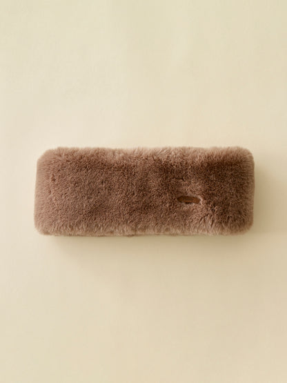 Brown Faux Fur Headband