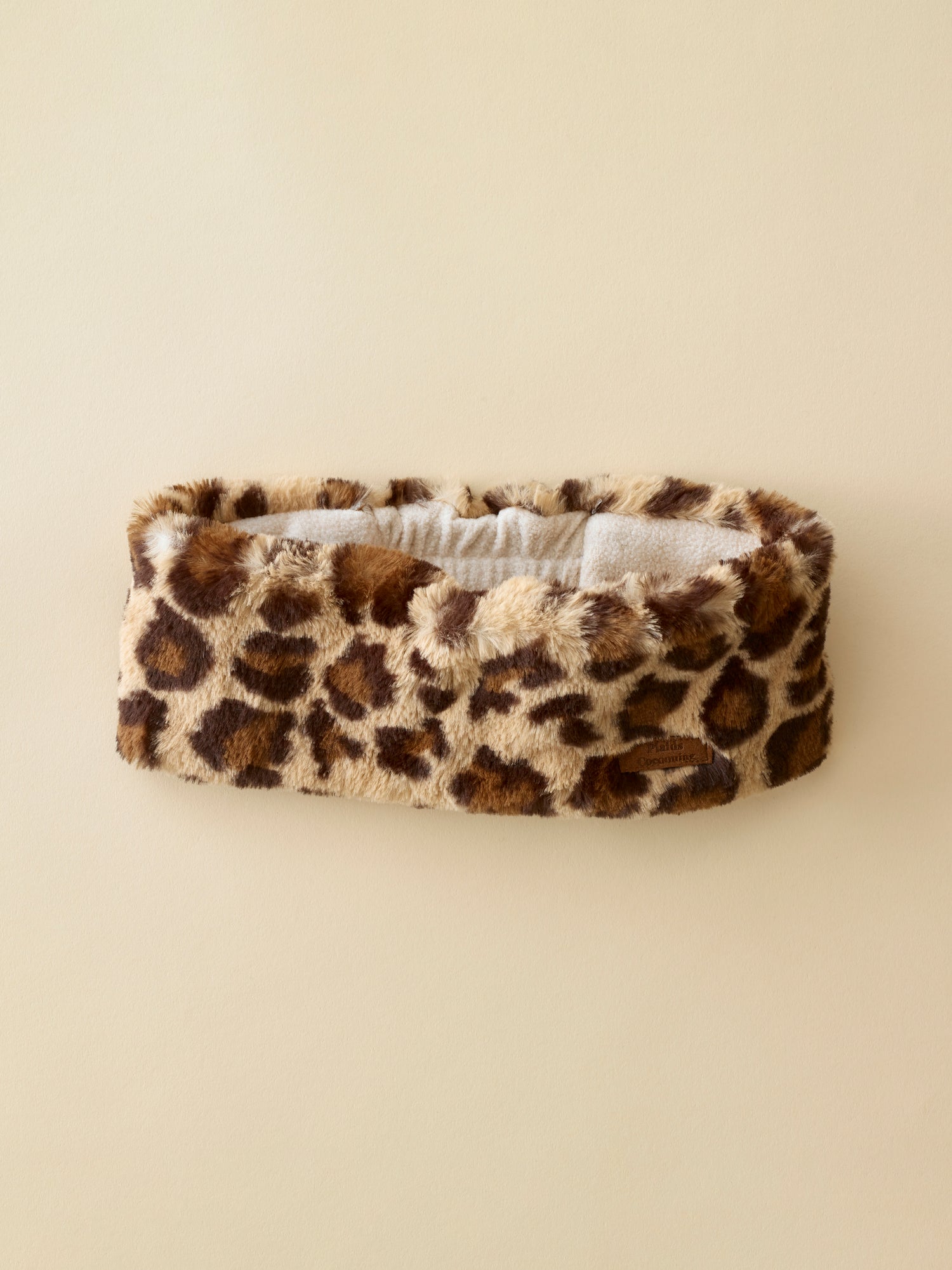 Headband en Fausse Fourrure Léopard