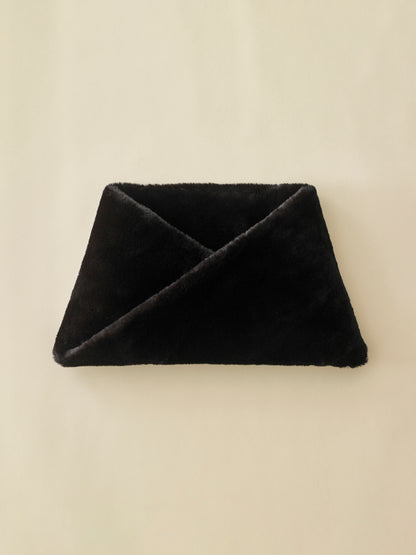 Black Faux Fur Choker