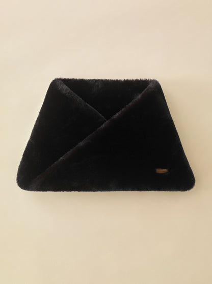 Black Faux Fur Choker