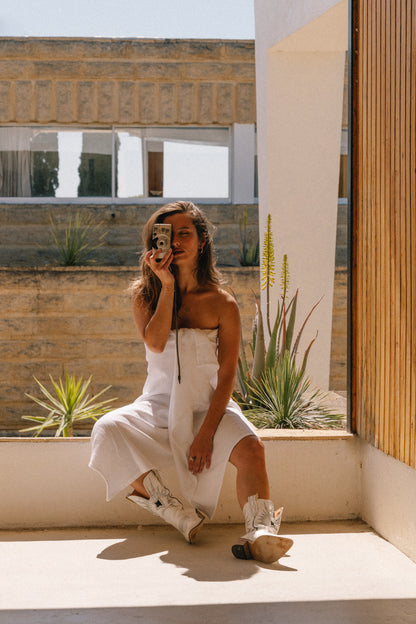 Honeycomb Maxi White Towel