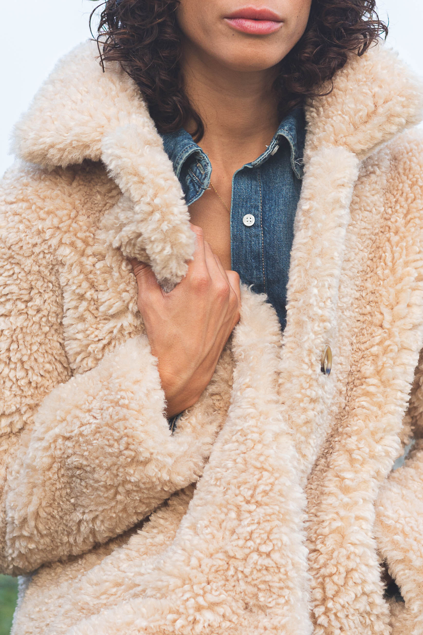 Teddy Bear Faux Fur Coat 