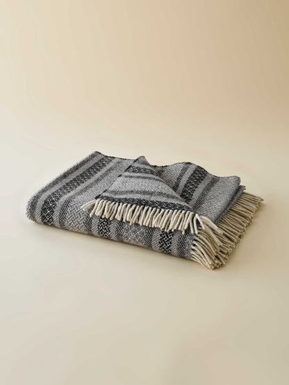 plaid laine gris