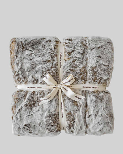 Frisson Faux Fur End Table
