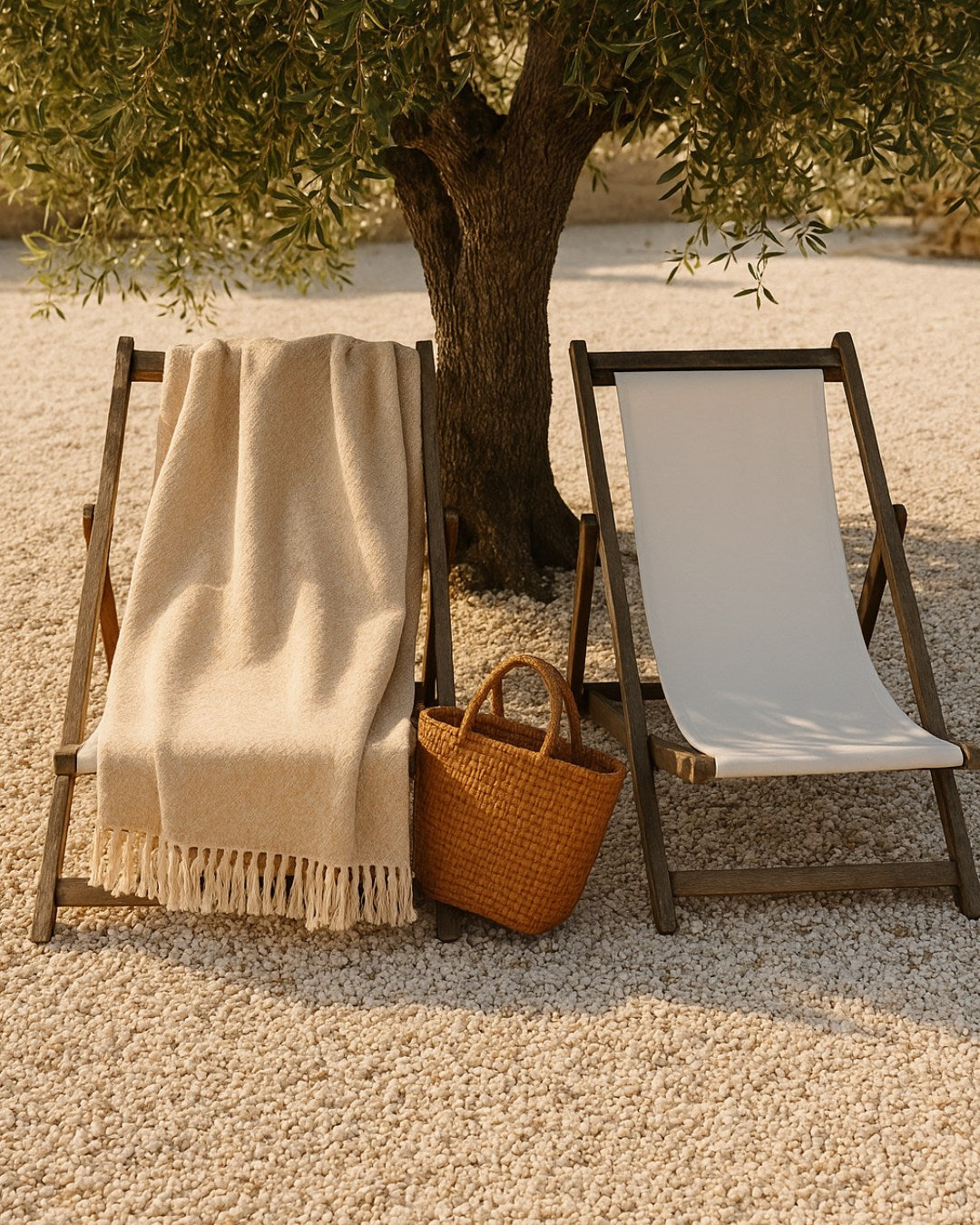 fouta coton beige 