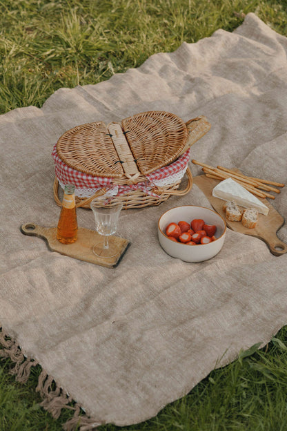 fouta coton beige 