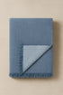 fouta gaze de coton bleu