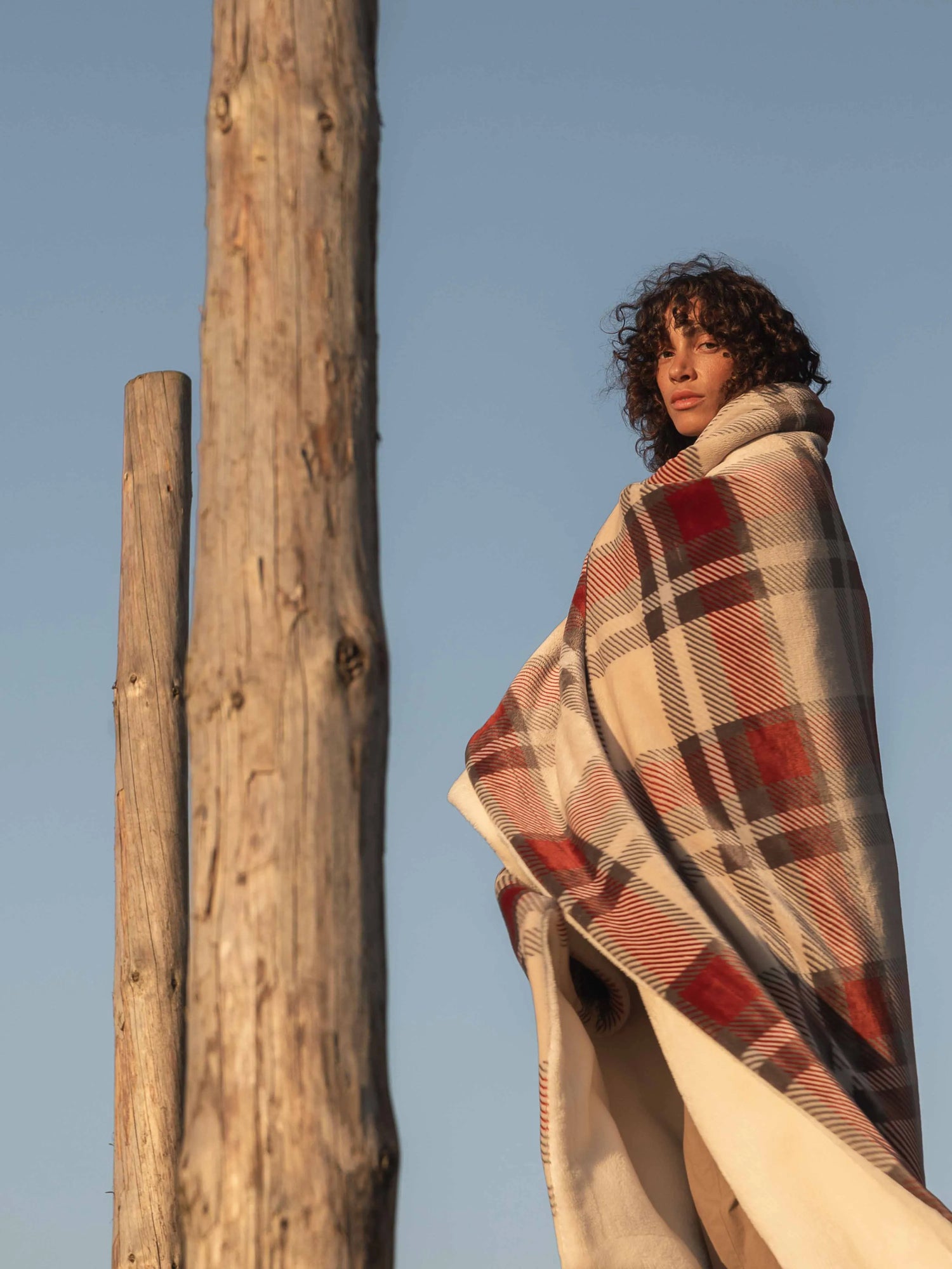 plaid polaire tartan